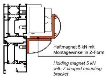 Haftmagnet Z-Form 5 KN 239456